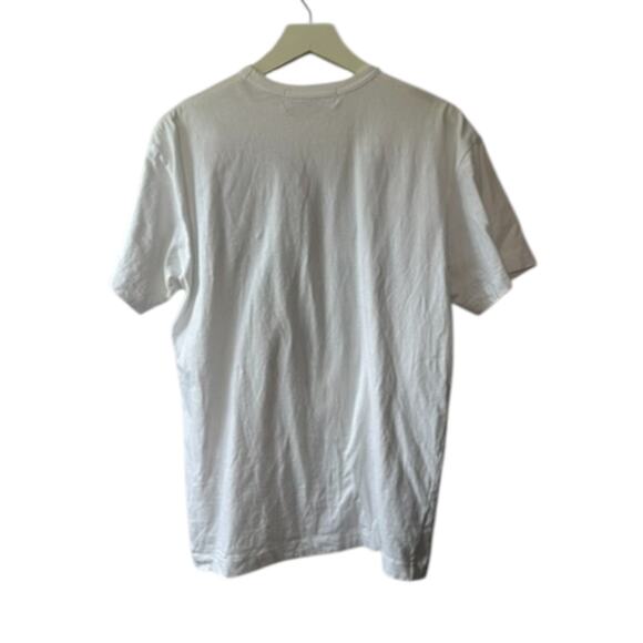Comme des Garçons Play White Graphic Print Crew Neck T-Shirt Men's XL - Picture 4 of 7